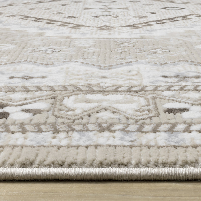 Tapis beige Katsusuke, Rectangle 6 pi 7 po x 9 pi 6 po
