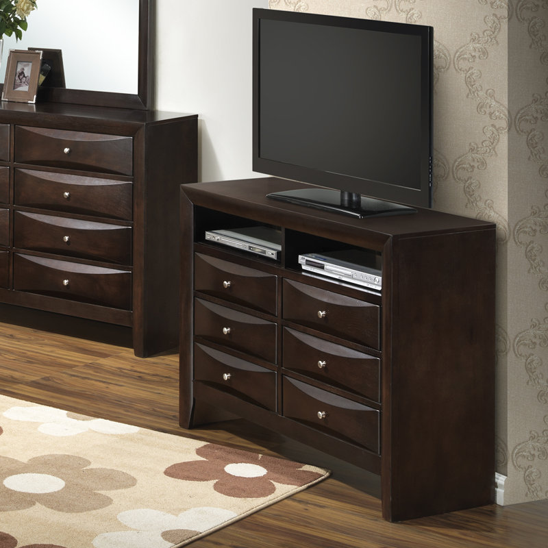 Marilla 47'' W 6 - Drawer Dresser, Cappaccino