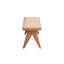 Banc en rotin et finition naturelle Velentina
