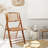 Anaid Wood Patio Folding Chair Folding Chair-1276925315