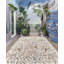 Menagerie Floral Area Rug in Silver/Cream/Sky Blue-930960558