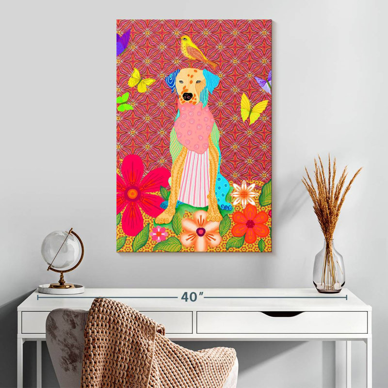 Brampt Tall Dog, 30" H x 20" W
