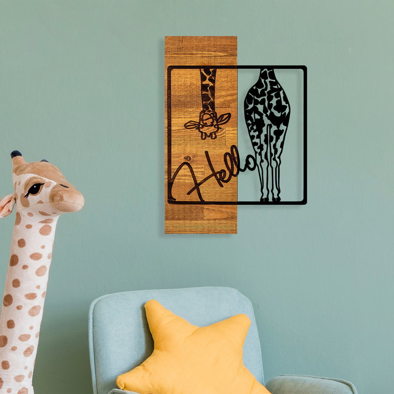 Décoration murale en bois