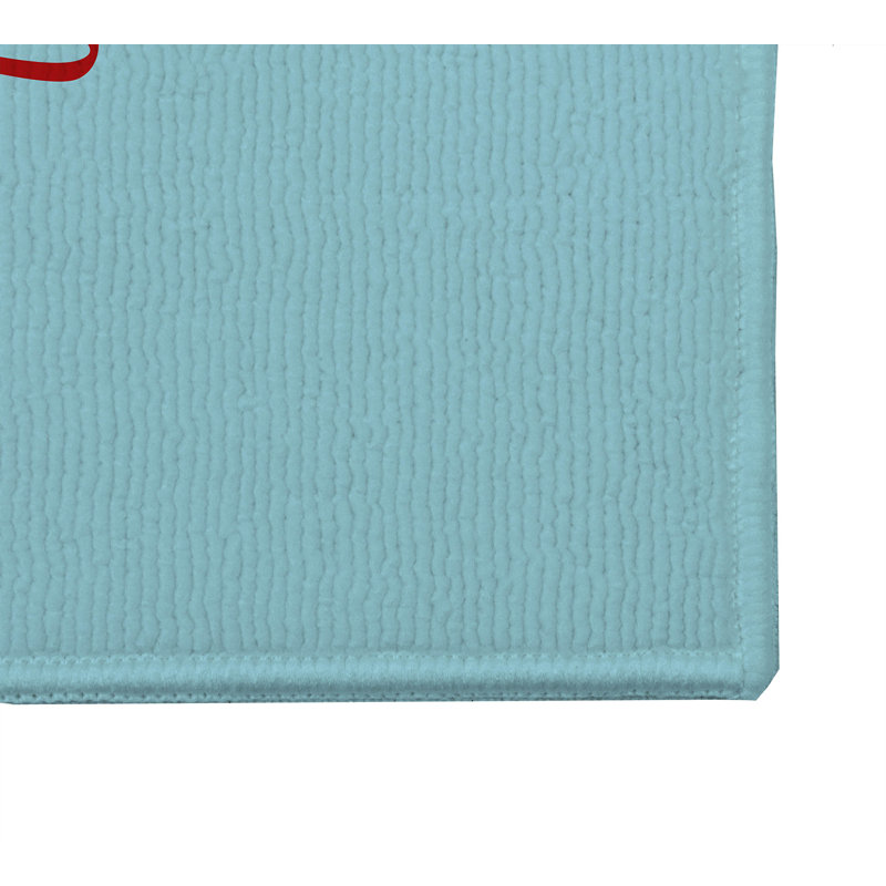 Tapis d'extérieur Seas & Greetings, Bleu, L 21 po x L 34 po