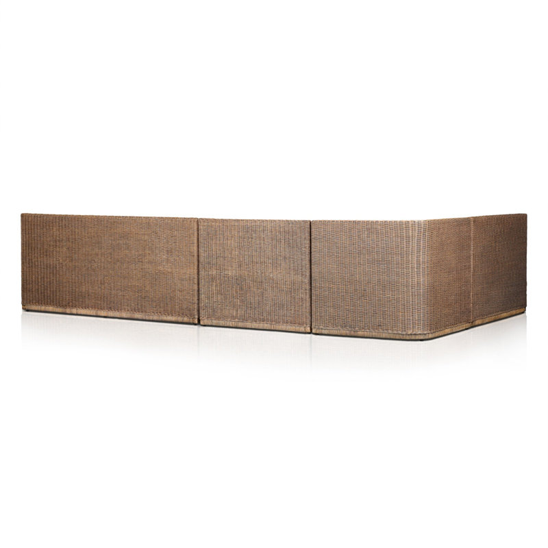 Senna L-Shape Dining Banquette, 32.5" H x 144.75" W x 83.25" D, Left Hand Facing