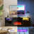 70" TV Stand with 23" Electric Fireplace-520936662