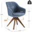 Fauteuil de bureau Art Leon - chaise de bureau moderne Mid Century