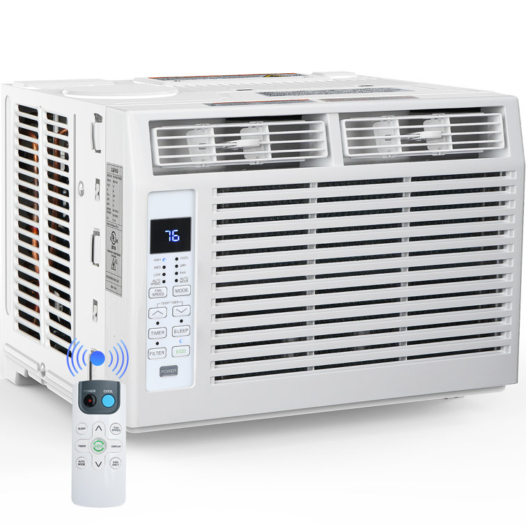 3-in-1 5,000 BTU DOE Window Air Conditioner ,Dry Mode, Fan with Remote Control