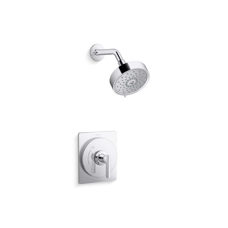 Ensemble de garniture de douche Castia By Studio Mcgee Rite-Temp 2,5 GPM, Chrome poli