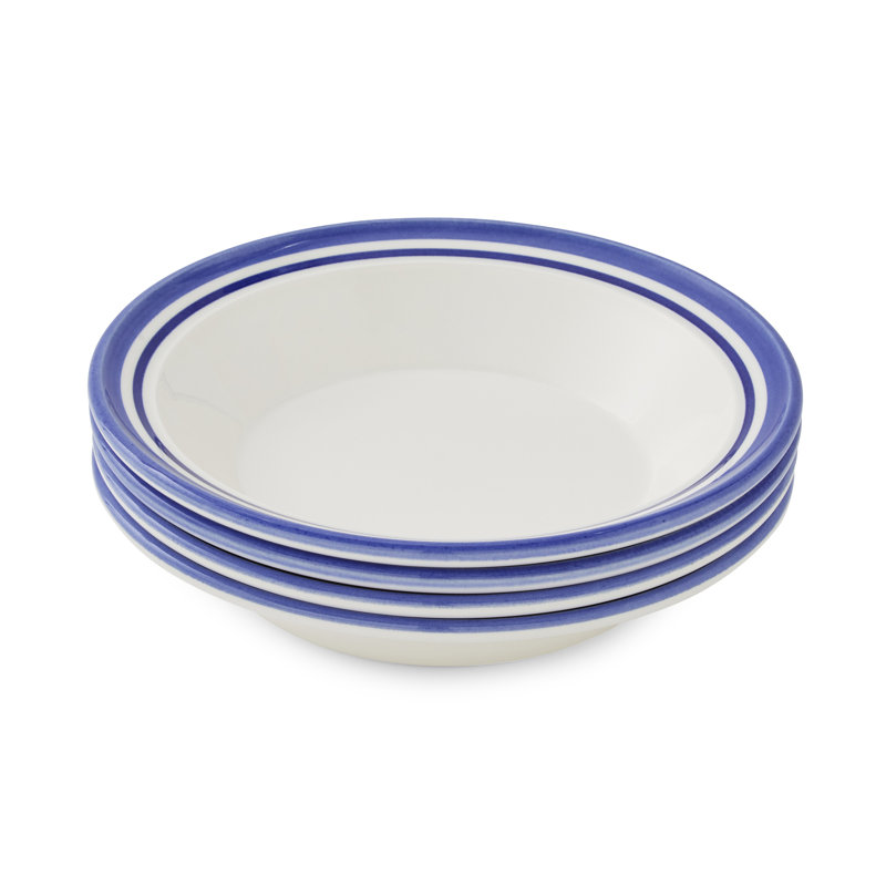 Portmeirion, Potters Stripe - Soup Plate, Blue