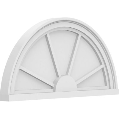 Demi-cercle à front à 4 branches en PVC de qualité architecturale