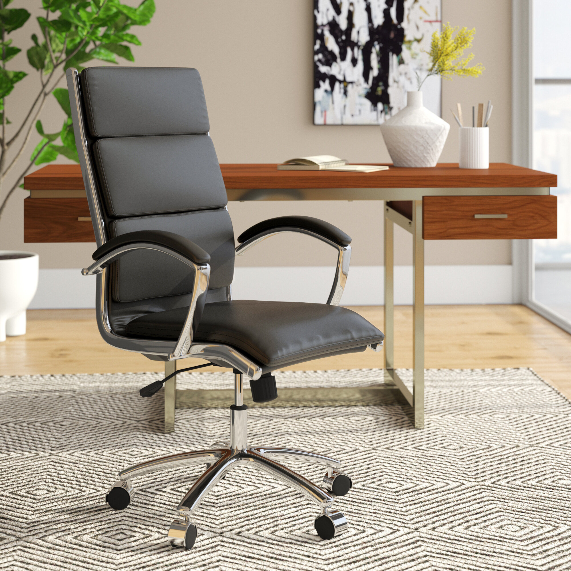 Latitude Run® Virginia High Back Conference Chair & Reviews