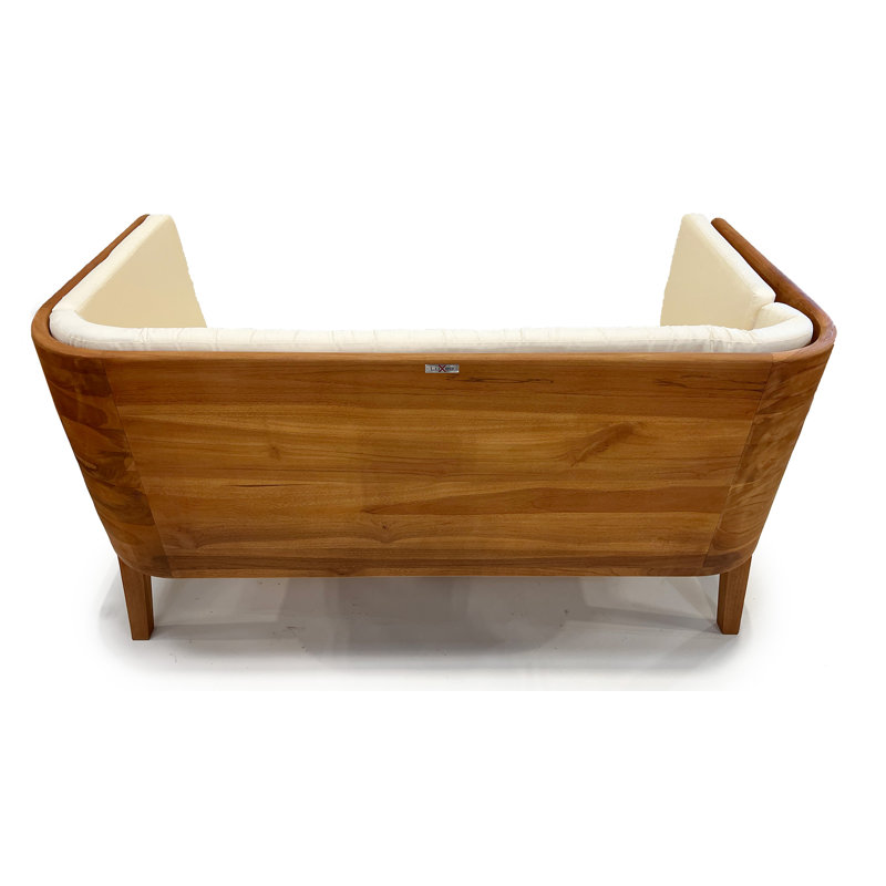 Olivia Teak and Cream Deep Seating Set for Four