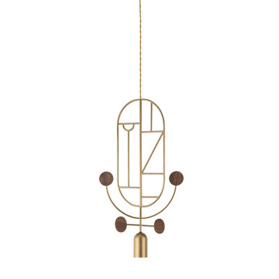 Wooden Dots 1 - Light Pendant