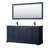 Avery 60'' Double Bathroom Vanity with Marble Top-97812924-97812921