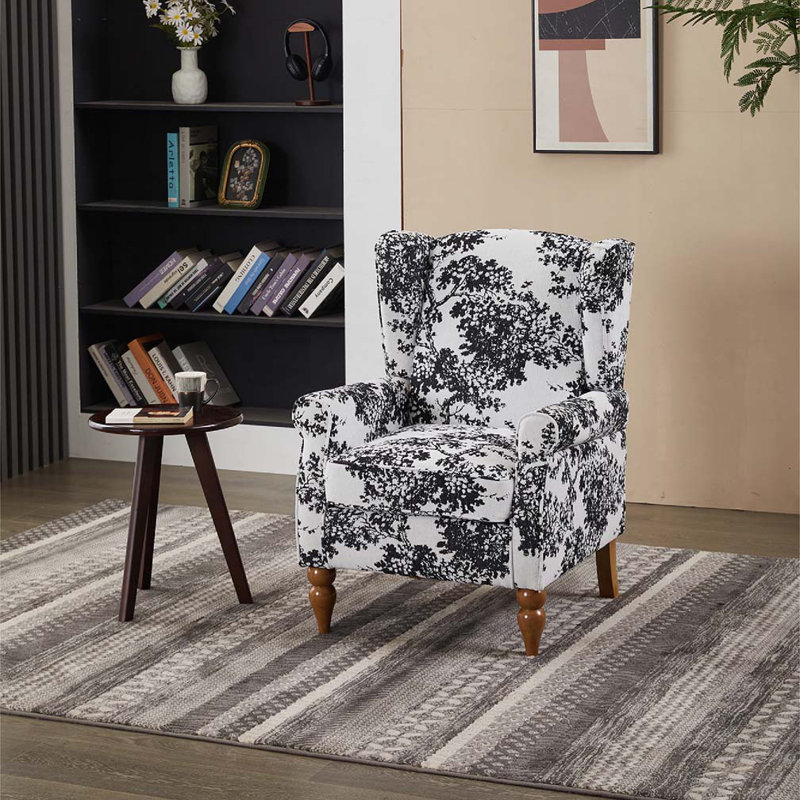 Fauteuil d'appoint à dossier haut