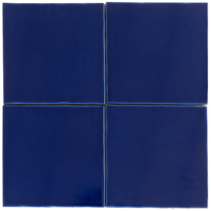 Terralis 6 x 6 po Carreau de mur et de plancher carré en porcelaine brillante (paquet de 4,65 pieds carrés) - paquet de 19