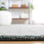 Tapis ivoire / vert en laine tissé à la main Tamworth-1136943407