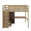 Lit mezzanine double avec bureau, tablettes et tiroirs-1751000913
