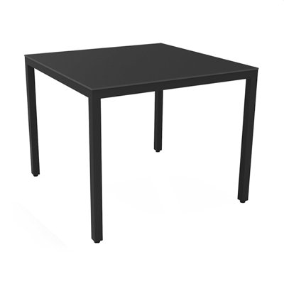 Barcino Square Metal Outdoor Dining Table , 27.56'' in. W 27.56'' in. D