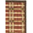 Martha Stewart Hand Tufted Wool/Viscose Plaid Rug in October Leaf Red-21411719