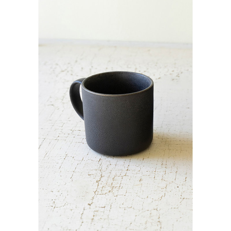 Ensemble de quatre tasses en céramique graphite Kalalou (Min 2)