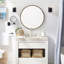 Armyn Metal Round Wall Mirror-970513584