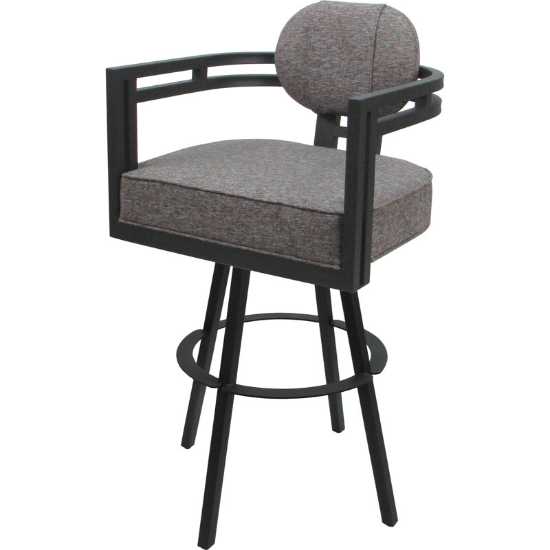 Mojave Gray - Gray - 26" Seat, Gray, Mojave Gray/Polyester Blend
