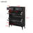 Large Tipping Bucket Shoe Cabinet with 2 Flip Drawers & 2 Regular Drawers, Space-Saving Organizer for Entryway and Hallway