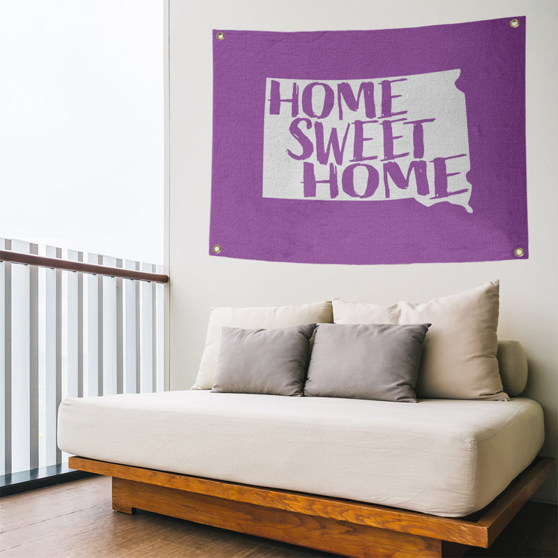 Tapisserie murale south dakota south the home, H 26 po x l 36 po, Violet
