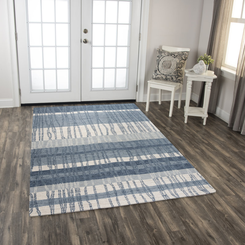 Palominas Performance Wool Striped Indoor Rug, Rectangle 7'9" x 9'9"