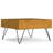 Hunter 32"W Solid Wood Industrial Square Lift Top Coffee Table with Hidden Storage and Metal  Hairpin Legs-100083367