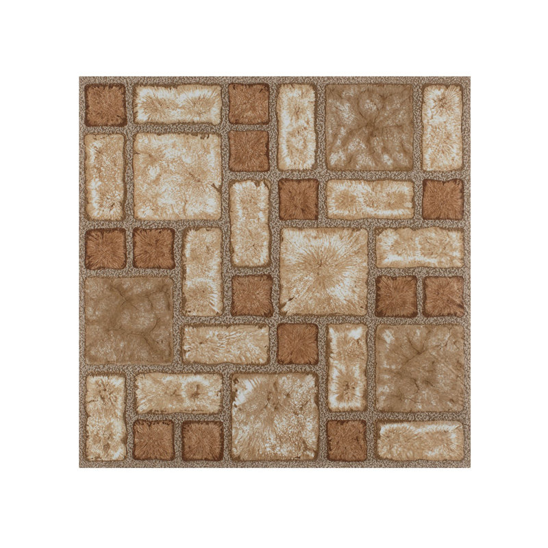 Carrelage en vinyle 12" x 12" x 2 mm gris de luxe auto-adhésif Harwich