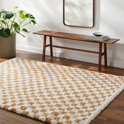 Aloin Chequered Area Rug