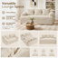 Upholstered 65.3 " Chenille Sleeper Sofa-856688256