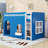 Country-Style Loft Bed with Built-in Warm Lighting and Versatile Play Space-40501275-40501272