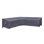 Housse de protection pour canapé de patio en forme de V d'extérieur imperméable de qualité supérieure: tissu dernier cri anti-déchirure, garantie de 3 ans - l (97 po + 97 po) x P 33,5 po x H 31 po