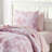 Tie Dye Pink/White Reversable Comforter set-940659391