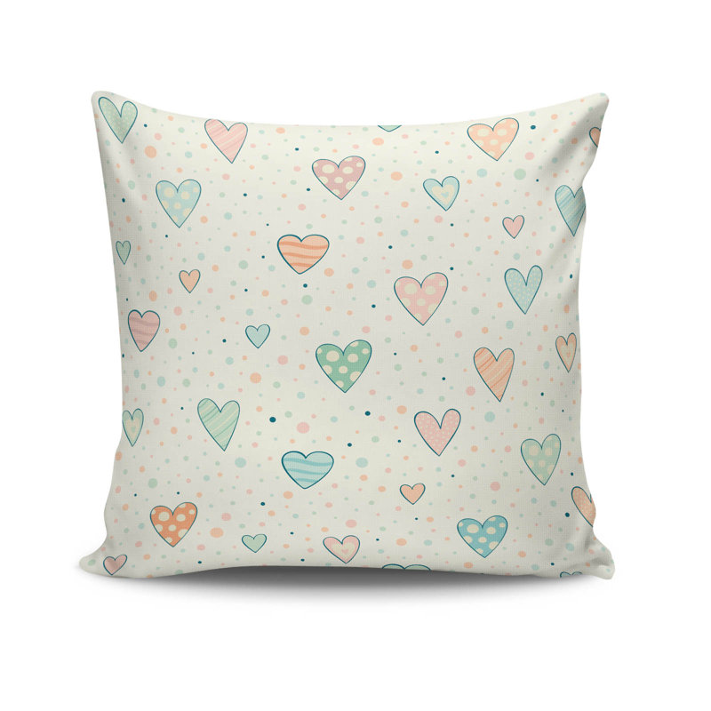 Housse de coussin décorative, 17 x 17 pouces, 50% coton / 50% polyester | Lavable à la machine à 104 ° F, repassable, fermeture à glissière dissimulée | Parfait pour le salon, la chambre à coucher et la décoration intérieure élégante