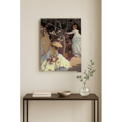 Femmes au jardin (1866) — Portrait mural en métal