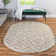 Tapis à poils longs treillis beige Rugs.com