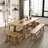 Lonard Modern style solid wood dining table-391101431