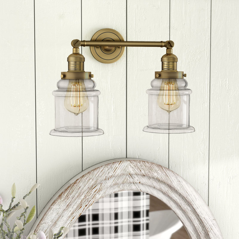 Galaviz 2 - Light Dimmable Vanity Light, Brushed Brass