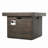 32" Wood Square Mgo Fire Pit Brown - 40,000 Btu-1288718203