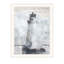 Phare blanc, impression murale encadrée