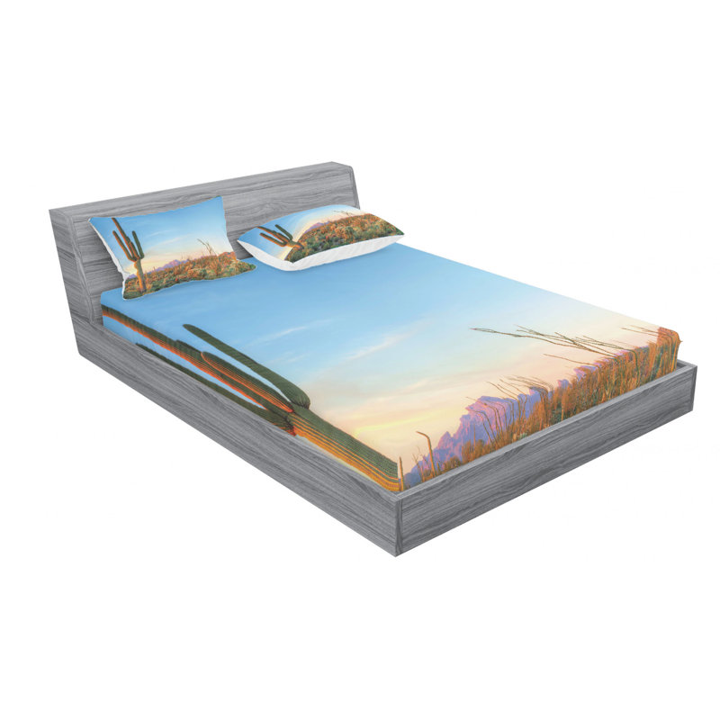 Microfiber Sheet Set, Full Sheet Set with 2 Pillowcases