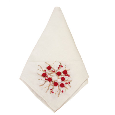 Liebwin Embroidered Square Napkin