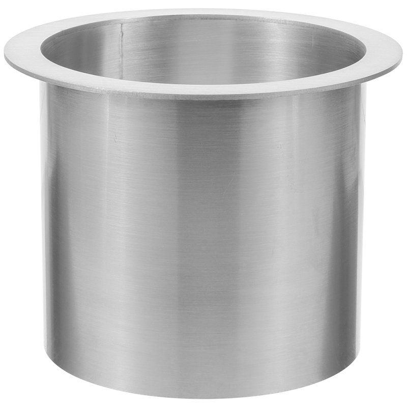 Drop-in Trash Chute Stainless Steel Round Built-in Countertop Waste Trash Chute Grommet