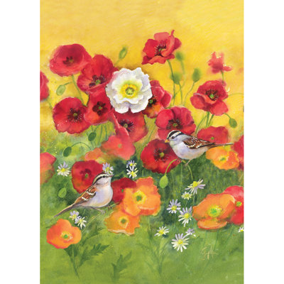 Drapeau de jardin en polyester 18 po x 12,5 po Imery