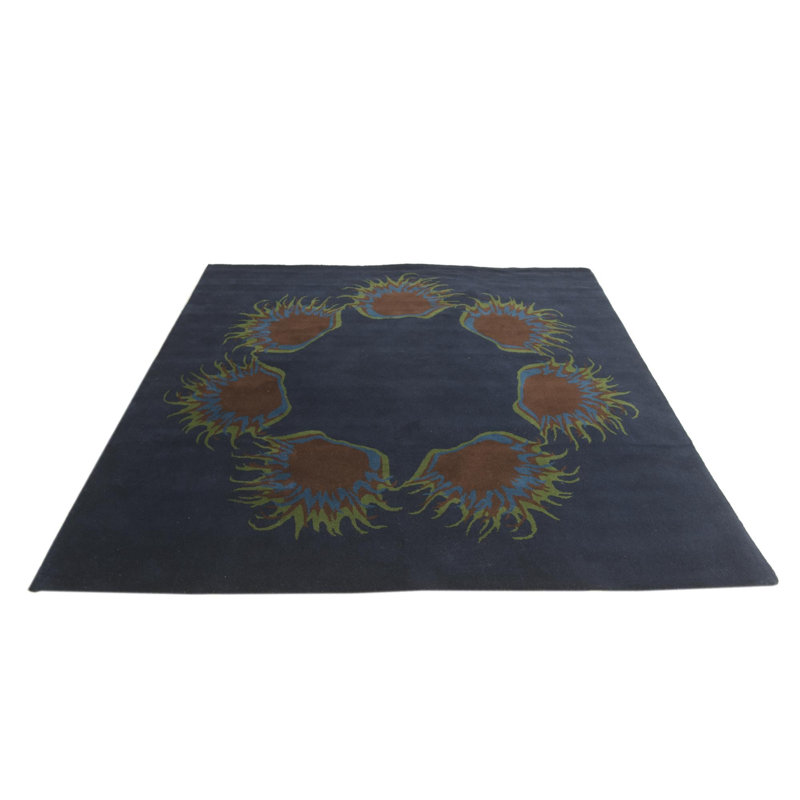 Tapis bleu marine rectangulaire 7 pi Pineland